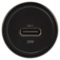 Szybka Ładowarka Samochodowa USB-C Maxlife MXCC-04 - 20W - Czerń