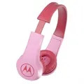 Motorola Squads 200 Dziecięce Nauszne Słuchawki - 3.5mm AUX - Róż