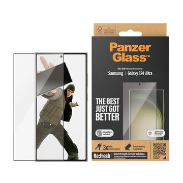 Szkło Hartowane PanzerGlass Ultra-Wide Fit EasyAligner do Samsung Galaxy S24 Ultra - Czarna Krawędź