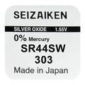 Bateria Seizaiken 303 SR44SW Silver Oxide - 1.55V