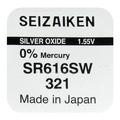 Bateria Seizaiken 321 SR616SW Silver Oxide - 1.55V