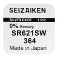 Bateria z tlenkiem srebra Seizaiken 364 SR621SW - 1.55V