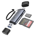 Czytnik kart SD i MicroSD Tech-Protect UltraBoost USB-A/USB-C - Szary