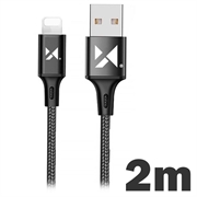 Wozinsky Data & Charging Cable - USB-A/Lightning - 2m - czarne