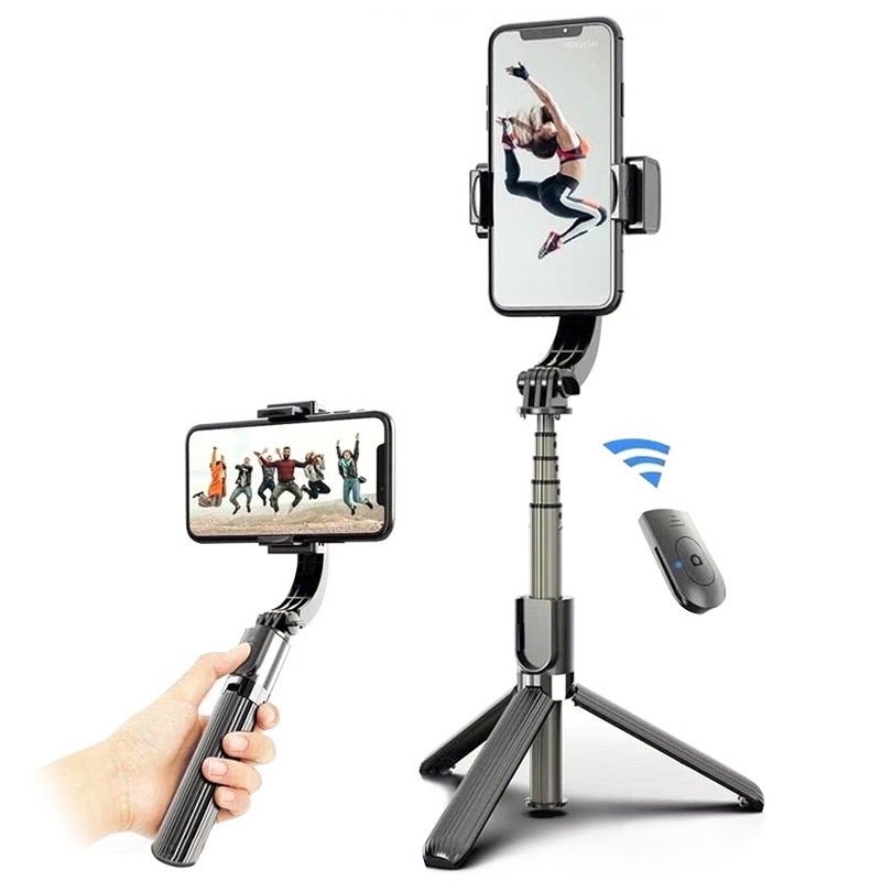 Selfie stick ze stojakiem L08 Kijek do selfie z tripodem