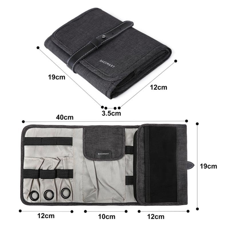 Bagsmart Lax etui i organizer 2 warstwowy organizer na akcesoria Bagsmart