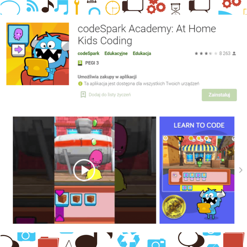 Aplikacja codeSpark Academy