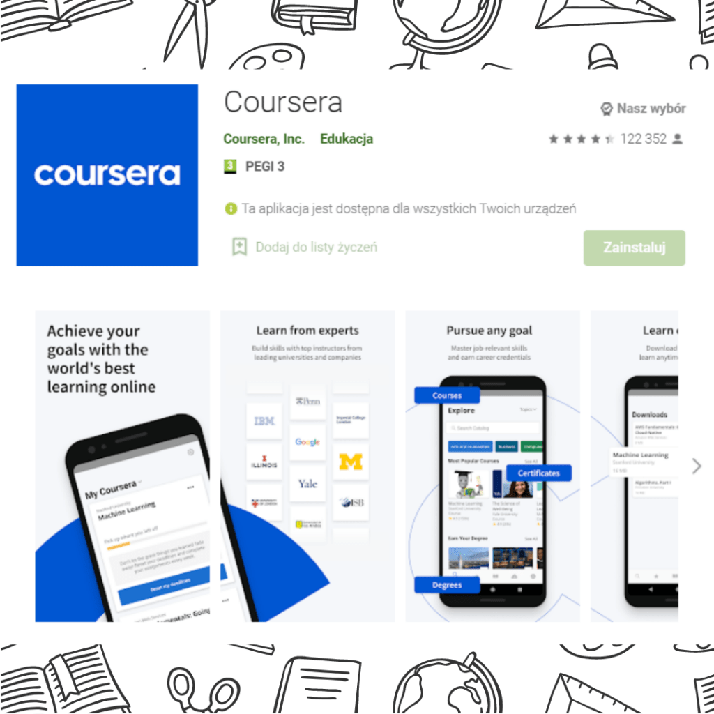 Coursera Aplikacja Coursera