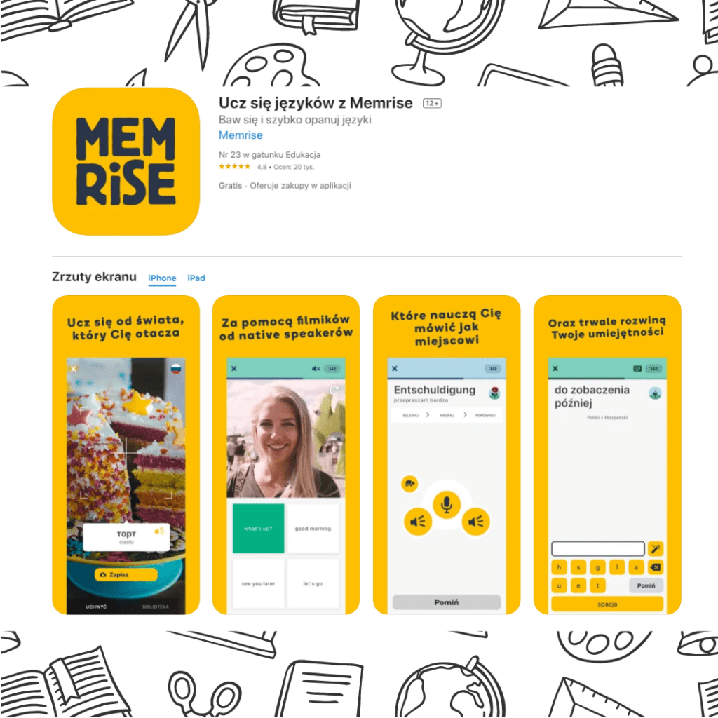 Memrise Aplikacja do nauki języków Memrise