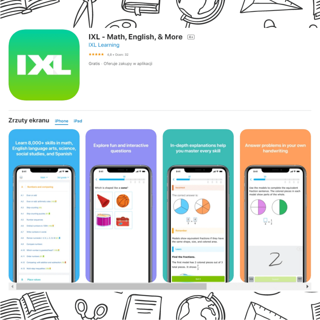 IXL Math and English Aplikacja IXL