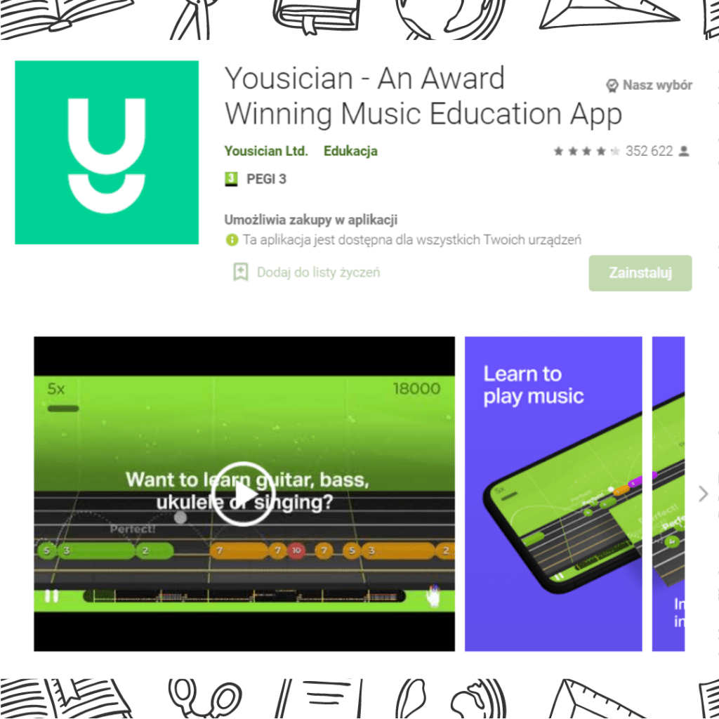 Yousician aplikacja Aplikacja muzyczna Yousician