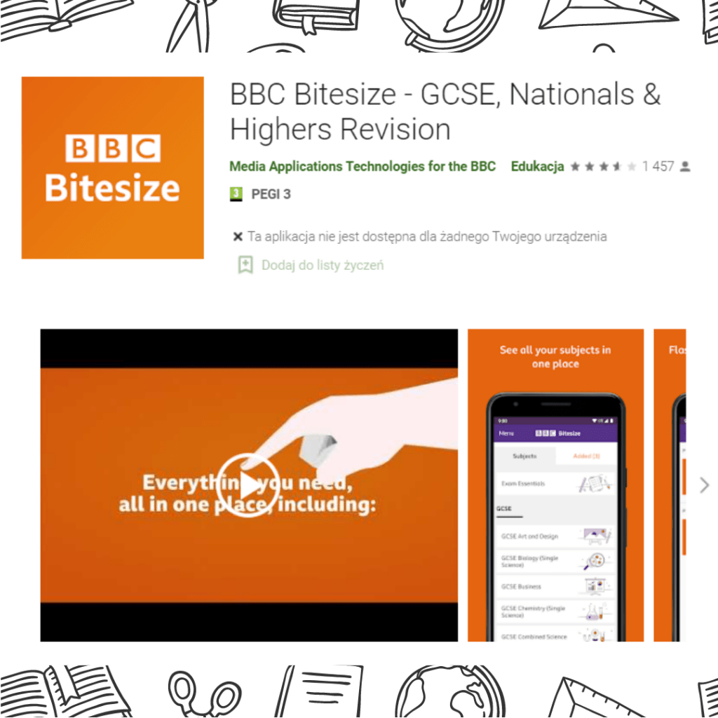 BBC aplikacja BBC Bitesize
