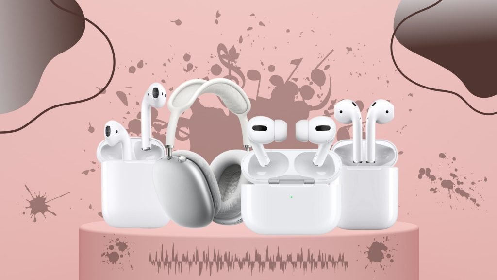 Apple AirPods modele słuchawek
