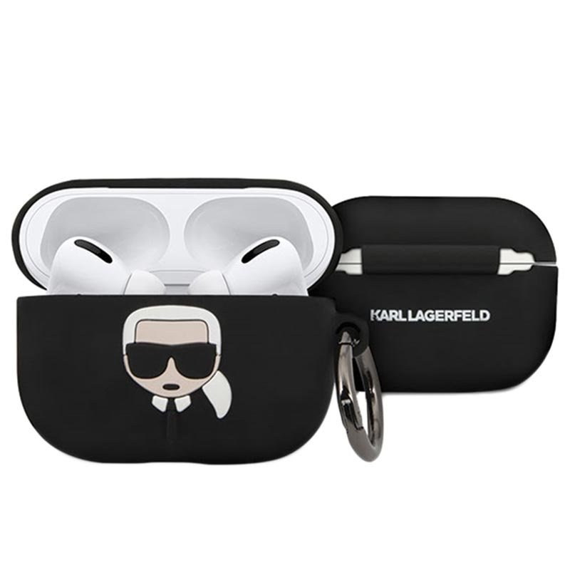 Karl Lagerfeld silikonowe etui do AirPods Pro AirPods Pro etui silikonowe z logo Karl Lagerfeld