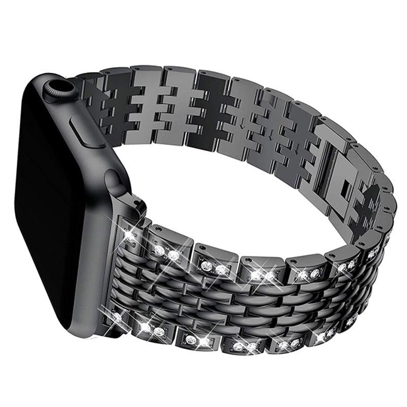Pasek Apple Watch z żywicy Pasek ze stali nierdzewnej do zegarka Apple