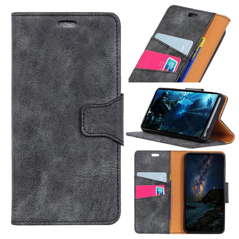 Vintage Series etui-portfel na iPhone XR iPhone XR Wallet etui-portfel Vintage Series