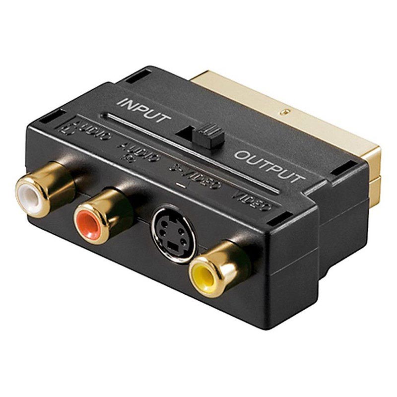 SCART adapter z RCA i S-Video