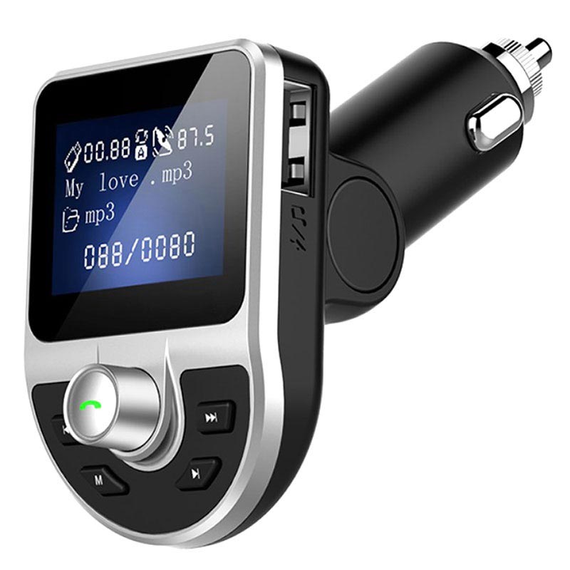 transmiter FM Bluetooth i ładowarka samochodowa USB BT39 Ładowarka samochodowa z transmiterem Bluetooth