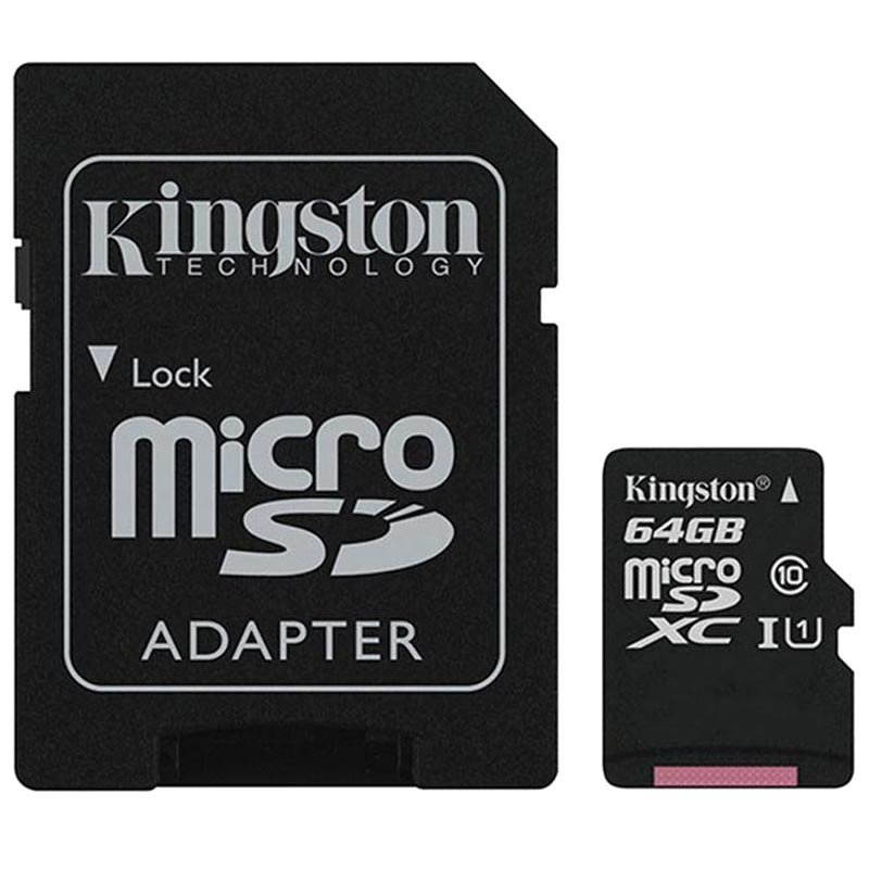 MicroSDXC karta pamięci firmy Kingston