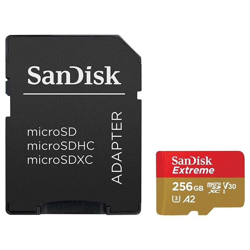 SanDisk Extreme MicroSDXC UHS-I karta SanDisk Extreme MicroSDXC 256GB karta