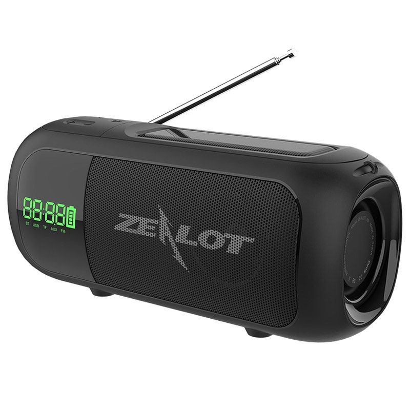Bezprzewodowy głośnik Zealot A5 Solar Głośnik Bluetooth z ładowaniem ogniw słonecznych od Zealot
