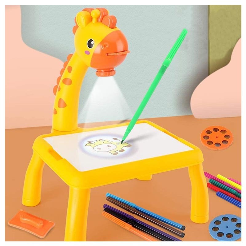 Projektor do rysowania z żyrafą dla dzieci
