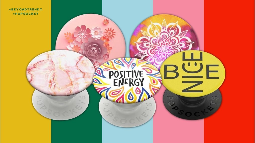 Wszystko o popsocket Pięć kolorowych popsocket