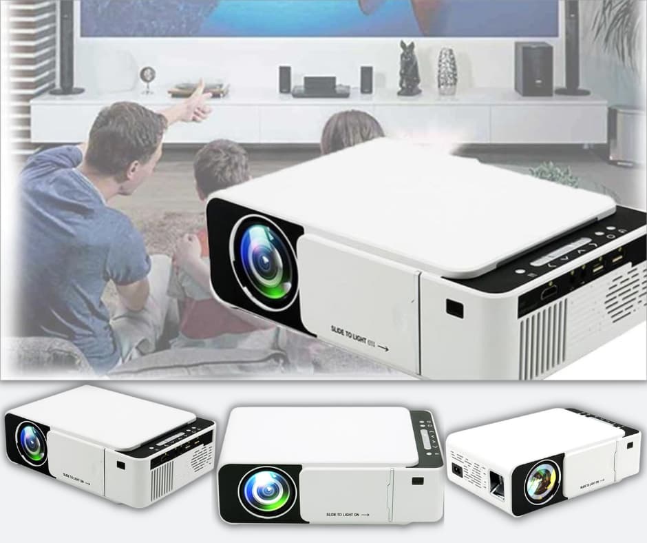 Poręczny miniprojektor LED T5 Full HD Mini full HD projektor T5