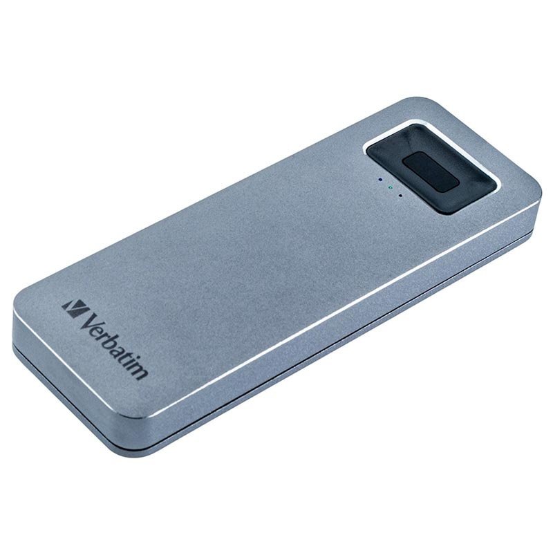 Przenośny dysk SSD Verbatim Executive USB 3.2 Przenośny dysk SSD z czytnikiem linii papilarnych firmy Verbatim