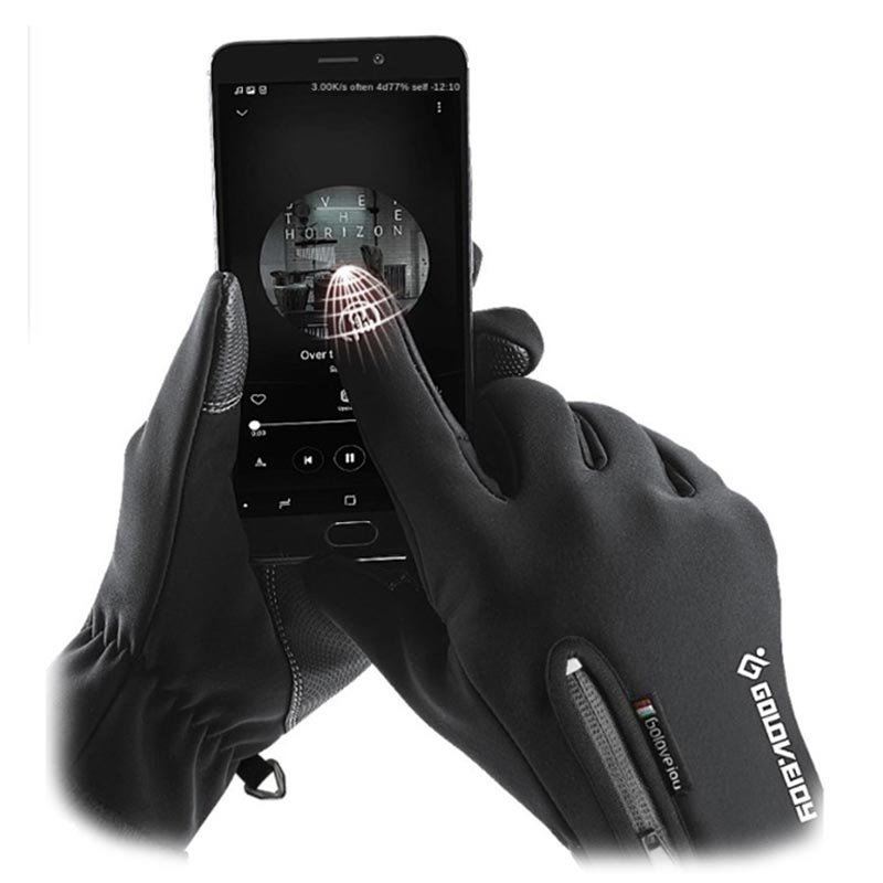 Rękawiczki zimowe Golovejoy DB03 Touch czarne