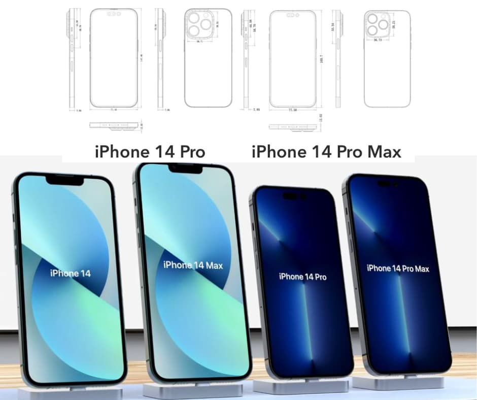 iPhone 14, iPhone 14 Max, iPhone 14 Pro, iPhone 14 Pro Max