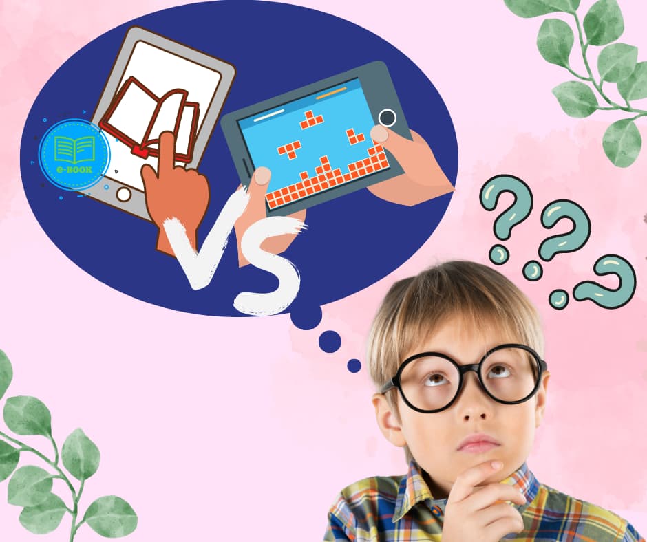 Ebooki vs gry na tablecie Czytanie, czy granie na tablecie