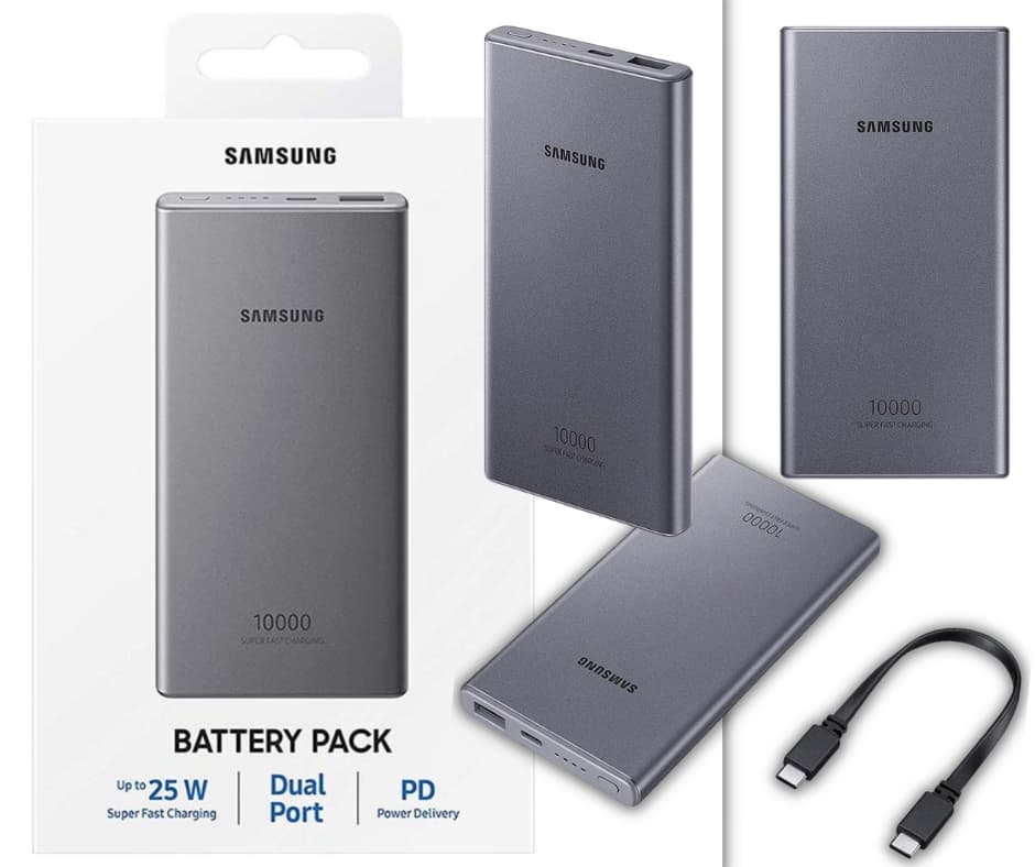 Srebrny power bank  Samsung EB-P3300