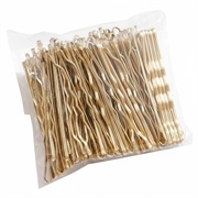 100-częściowy zestaw spinek do włosów - 5cm damskie spinki do włosów - złote