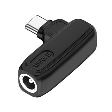 100W E 6.3X3.0mm wtyczka żeńska na wtyczkę męską typu C Adapter zasilania Konwerter ładowania