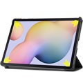 Samsung Galaxy Tab S7/S8 Etui Folio z Serii Tri-Fold - Czarne