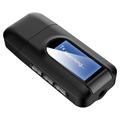 Adapter Audio Bluetooth 2 w 1 RT11 z Wyświetlaczem LCD - Czarny