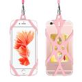 Pasek na szyję 2 w 1 z silikonowym etui do smartfona 6.5"