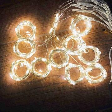 200-diodowe lampki choinkowe - 3m x 2m - Ciepła biel