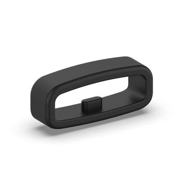 Pasek silikonowy 22mm / uchwyt na pasek do zegarka - czarny