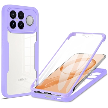 Xiaomi Redmi K90 Pro Max Etui z Serii 360 Protection - Fiolet / Przezroczyste