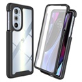 Motorola Edge 30 Pro Etui z Serii 360 Protection - Czerń / Przezroczyste