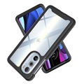 Motorola Edge 30 Pro Etui z Serii 360 Protection - Czerń / Przezroczyste