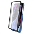 Motorola Edge 30 Pro Etui z Serii 360 Protection - Błękit / Przezroczyste