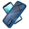 Motorola Moto G51 5G Etui z Serii 360 Protection - Błękit / Przezroczyste