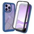 iPhone 14 Pro Max Etui z Serii 360 Protection - Błękit / Przezroczyste