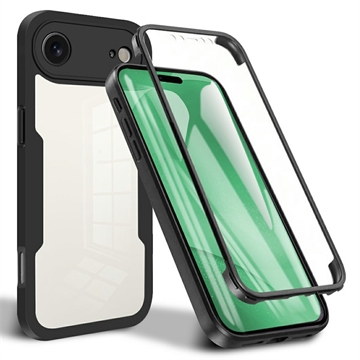 iPhone 17 Air Etui z Serii 360 Protection - Czerń / Przezroczyste
