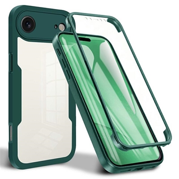 iPhone 17 Air Etui z Serii 360 Protection - Zieleń / Przezroczyste
