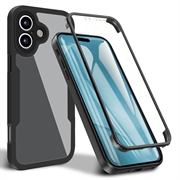 iPhone 17 Etui z Serii 360 Protection - Czerń / Przezroczyste
