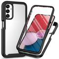 Samsung Galaxy A14/A14 5G Etui z Serii 360 Protection - Czerń / Przezroczyste